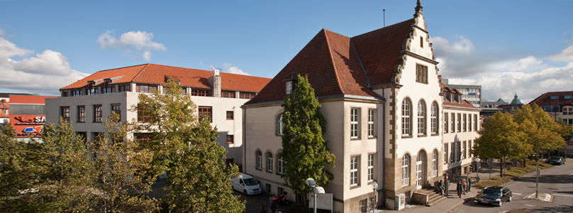 Bibliothek Alte Münze, Blick vom Ledenhof, Foto: Stephan Schute / Universitätsbibliothek Bibliothek Alte Münze, Blick vom Ledenhof, Foto: Stephan Schute / Universitätsbibliothek